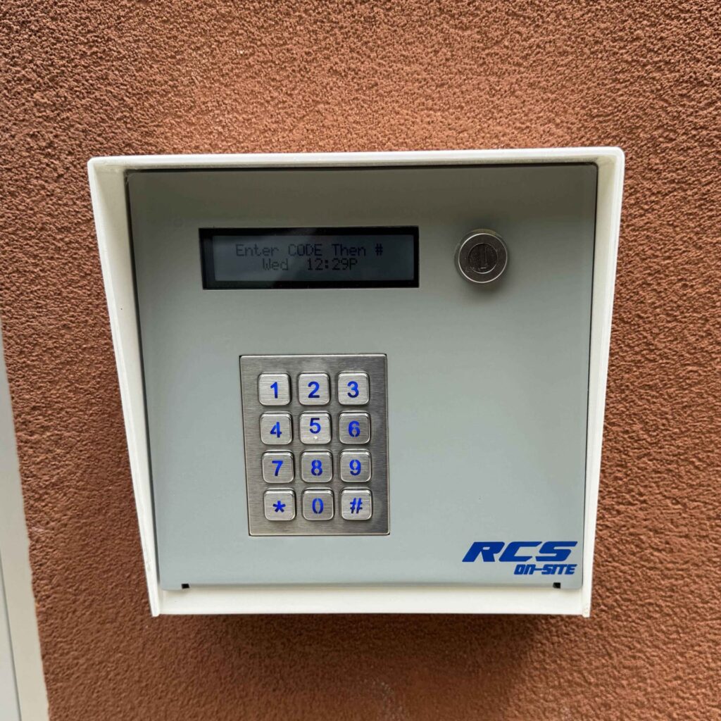 Keypad entry